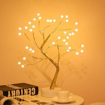 Shop 0 36LED warm white Faye Tree Lamp Mademoiselle Home Decor