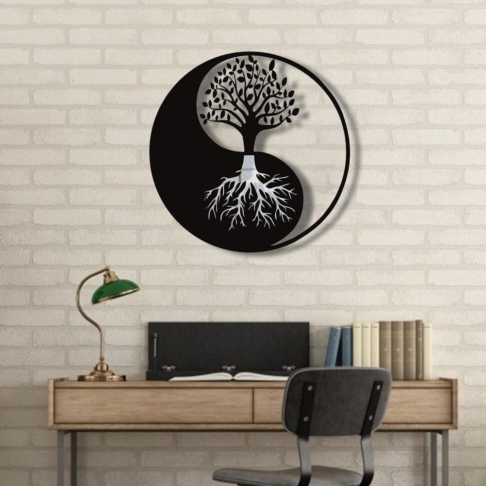 Shop 0 Tree of Life Mental Wall Decoration Home Decor Living Room Bedroom Tree Silhouette Wall Art Removable Wall Hang Ornament Mademoiselle Home Decor