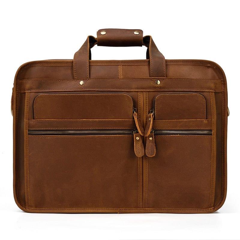 Shop 0 Galliano Tan Briefcase Mademoiselle Home Decor