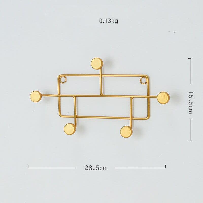 Shop 0 Square golden S Gereom Wall Hook Mademoiselle Home Decor