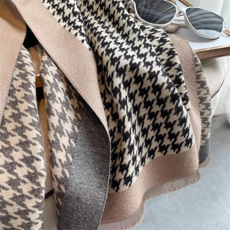 Shop 0 Mademoiselle's Exclusive Gerome Houndstooth Scarf Mademoiselle Home Decor