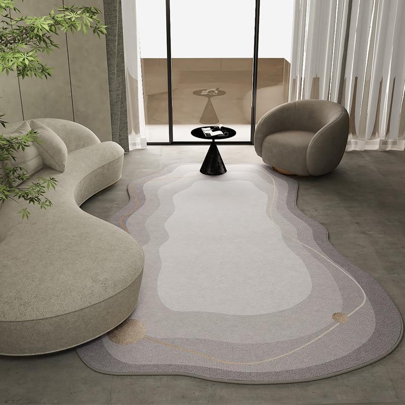 Shop 0 Large Carpet Living Room Rugs Sofa Big Carpet Irregular Shape Plush Rug Dirt Resistant Floor soft Bedroom Mat Mademoiselle Home Decor