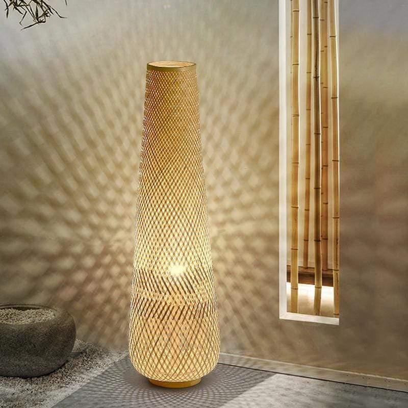 Shop 0 Bamboo Weaving Floor Lamps For Living Room Bedroom Bedside Study Decor Led Floor Lamp Modern Homestay Tea Room Corner Floor Lamp Mademoiselle Home Decor