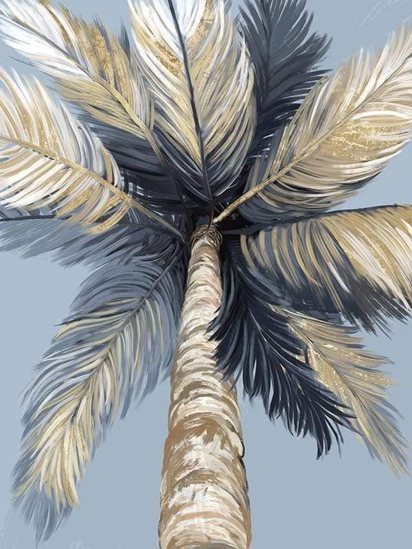Shop 0 40x50cm no frame / PC 80379 Gold Tropical Tree Palm Leaves Canvas Paintings On The Wall Art Canvas Prints Picture Posters for Hawaiian Luau Party Home Decor Mademoiselle Home Decor