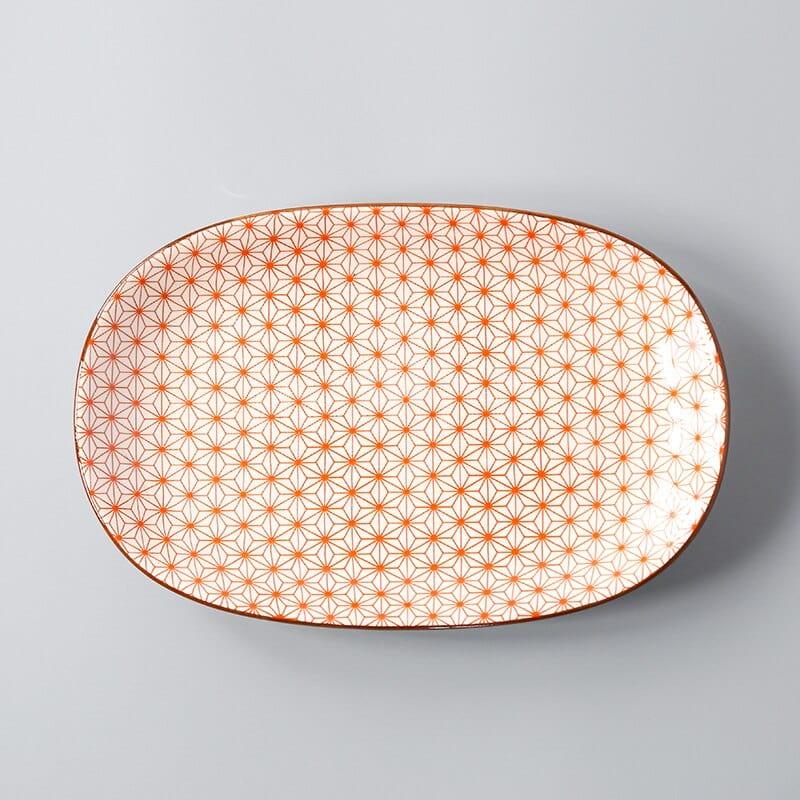 Shop 0 11 / 10 inches 10 Inch Ceramic Fish Plate Oval Dinnet Dish Underglaze Color Porcelain Tableware CZY-B1021 Mademoiselle Home Decor