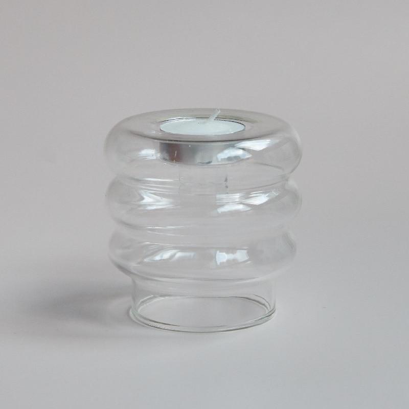 Shop 0 Clear Dual Purpose Candlestick Taper Candle Holders Tealight Candlesticks for Home Wedding Decoration Party Vase Table Centerpiece Mademoiselle Home Decor