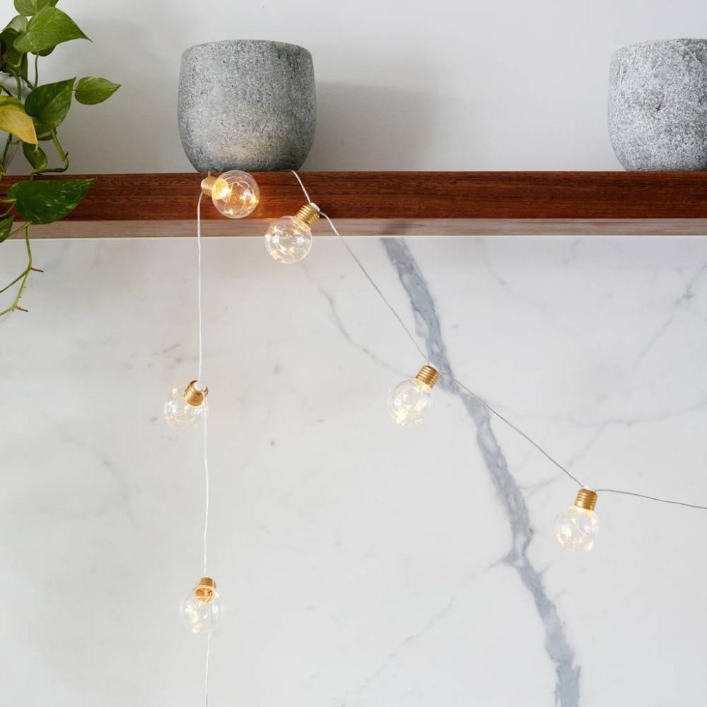 Shop 150403 4Meters 10 Globes Iko LED Light Bulbs Mademoiselle Home Decor
