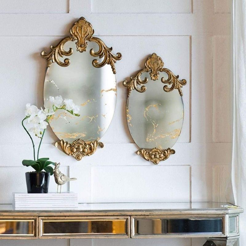 Shop 0 Gold Ilaria Mirror Mademoiselle Home Decor