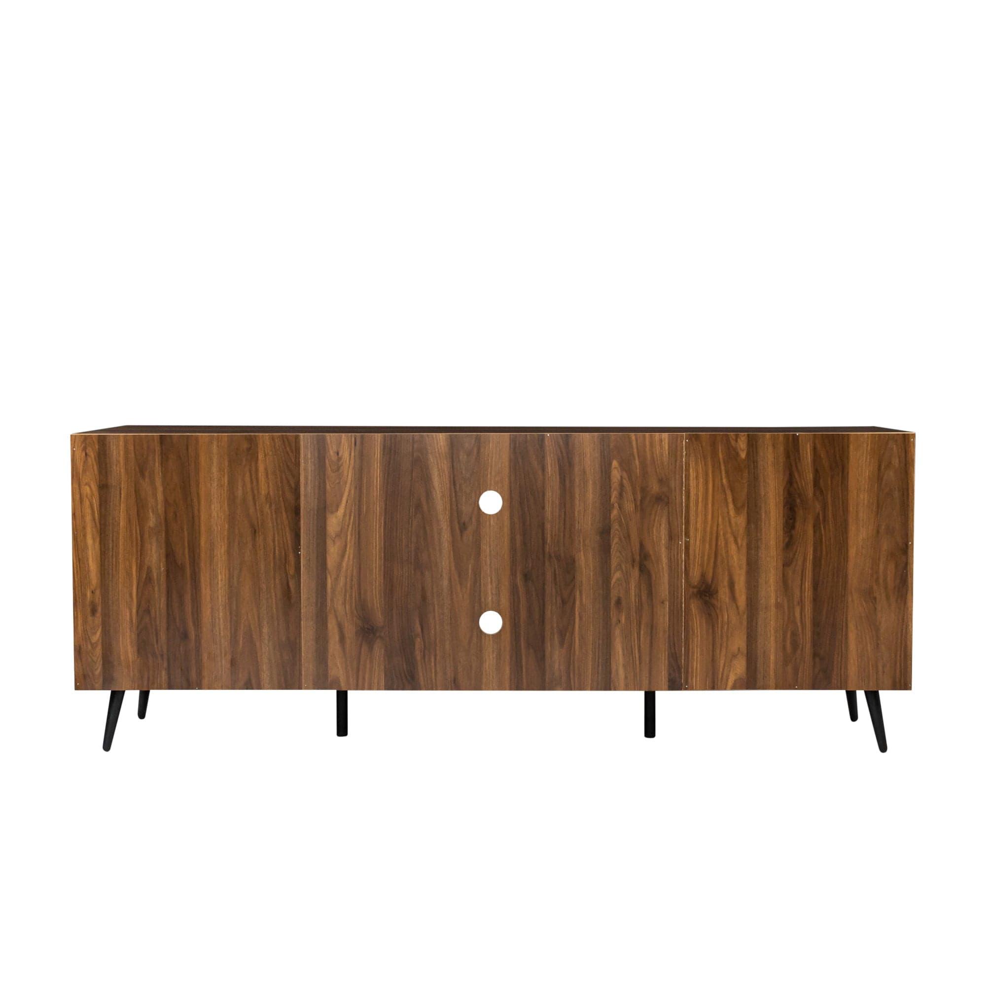 Shop TV Stand Mid-Century Wood Modern Entertainment Center Adjustable Storage Cabinet TV Console for Living Room Mademoiselle Home Decor