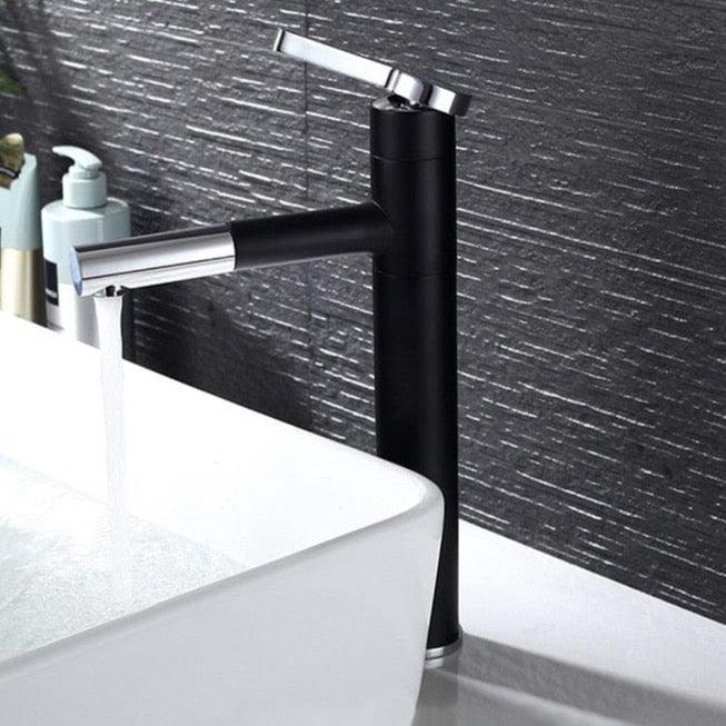 Shop 0 VGX Bathroom Faucets High Basin Mixer Sink Tall Faucet Gourmet Washbasin Taps Water Tap Hot Cold 360 Tapware Crane Brass Black Mademoiselle Home Decor