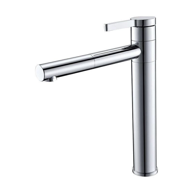 Shop 0 Chrome / China VGX Bathroom Faucets High Basin Mixer Sink Tall Faucet Gourmet Washbasin Taps Water Tap Hot Cold 360 Tapware Crane Brass Black Mademoiselle Home Decor