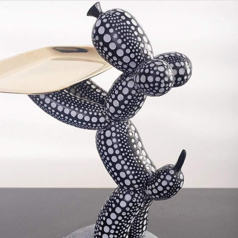 Shop 0 Yayoi Kusama Polka Dot Art Crafts Balloon Dog Sculpture Storage Tray Sculpture Plate Nordic Creative Home Decor Christmas Gift Mademoiselle Home Decor
