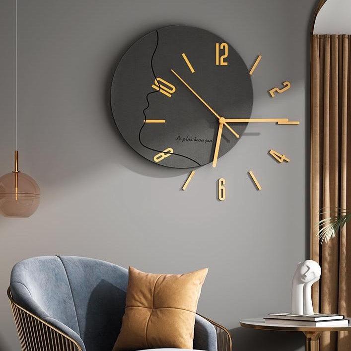 Shop 0 MEISD MDF Board Wooden Wall Clock Number Sticker Teenage Room Decoration DIY Watch for Home Interiors Horloge Grey Free Shipping Mademoiselle Home Decor