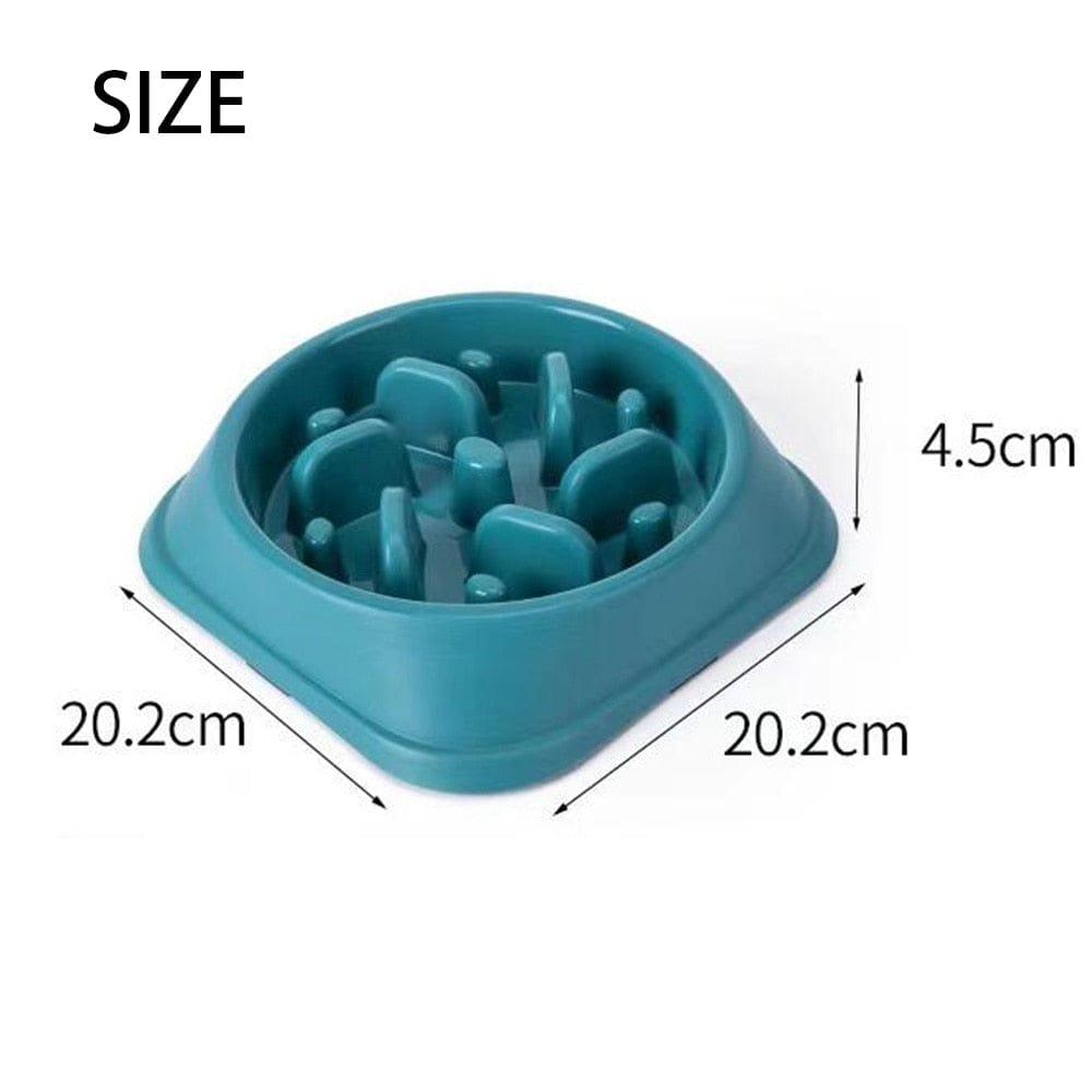 Shop 0 Pet Dog Slow Feeder Bowl Non Slip Puzzle Bowl Anti-Gulping Pet Slower Food Feeding Dishes Dog Bowl for Medium Small Dogs Puppy Mademoiselle Home Decor