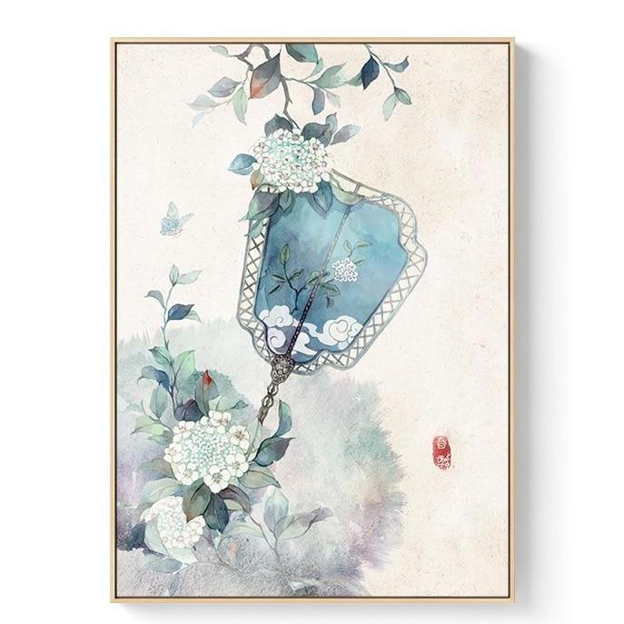 Shop 1704 45x60cm (No frame) / a Kyoto Canvas Mademoiselle Home Decor