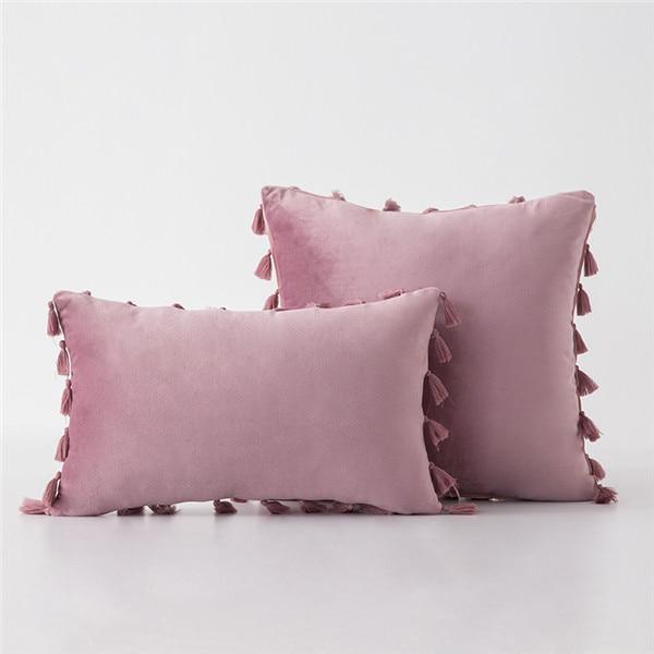 Shop 40507 1 piece 45x45cm / grey pink Kyra Cushion Cover Mademoiselle Home Decor