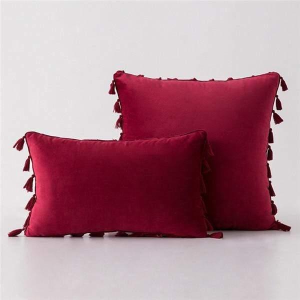Shop 40507 1 piece 45x45cm / red Kyra Cushion Cover Mademoiselle Home Decor