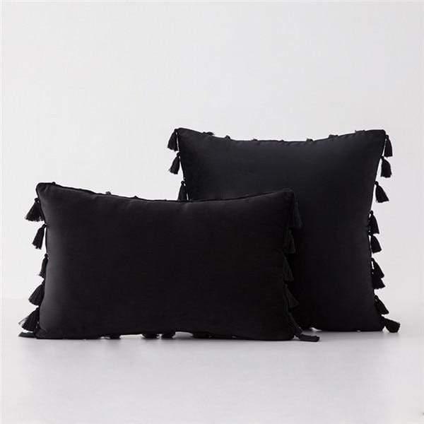 Shop 40507 1 piece 45x45cm / black Kyra Cushion Cover Mademoiselle Home Decor