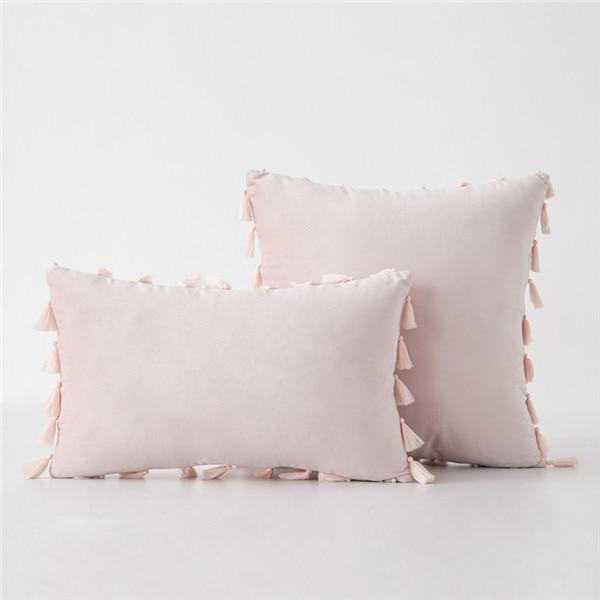 Shop 40507 1 piece 45x45cm / light pink Kyra Cushion Cover Mademoiselle Home Decor