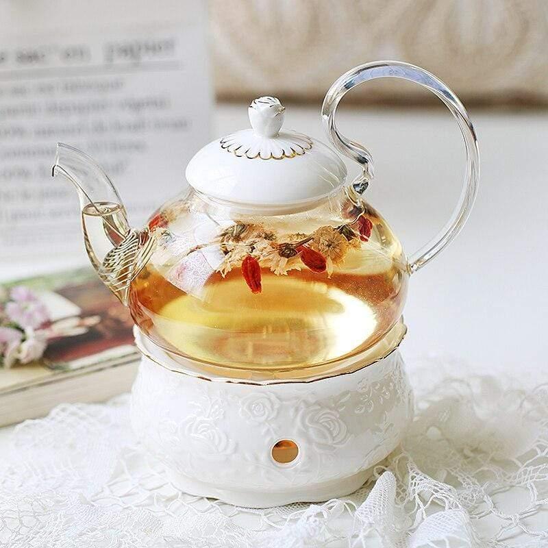 Shop 0 600ml / Teapot (Royal White) Lana Tea Set Mademoiselle Home Decor