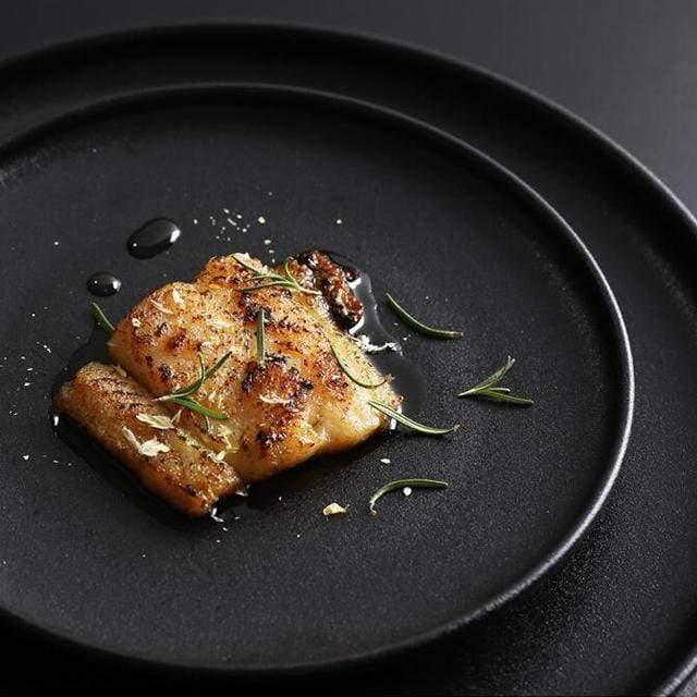 Shop Black / Large lauvere Plate Set Mademoiselle Home Decor