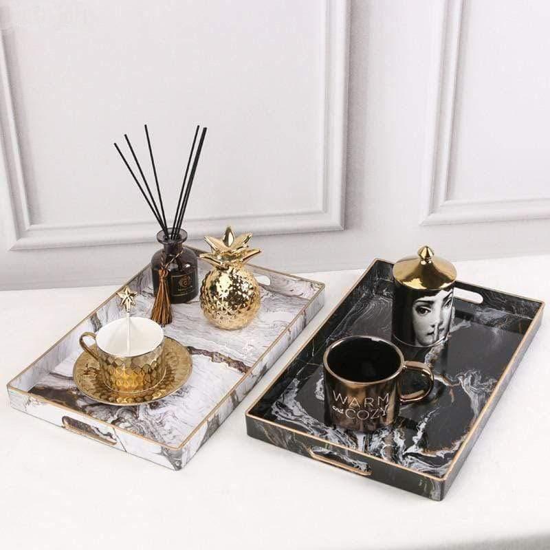 Shop 0 Lupines Marble Tray Mademoiselle Home Decor