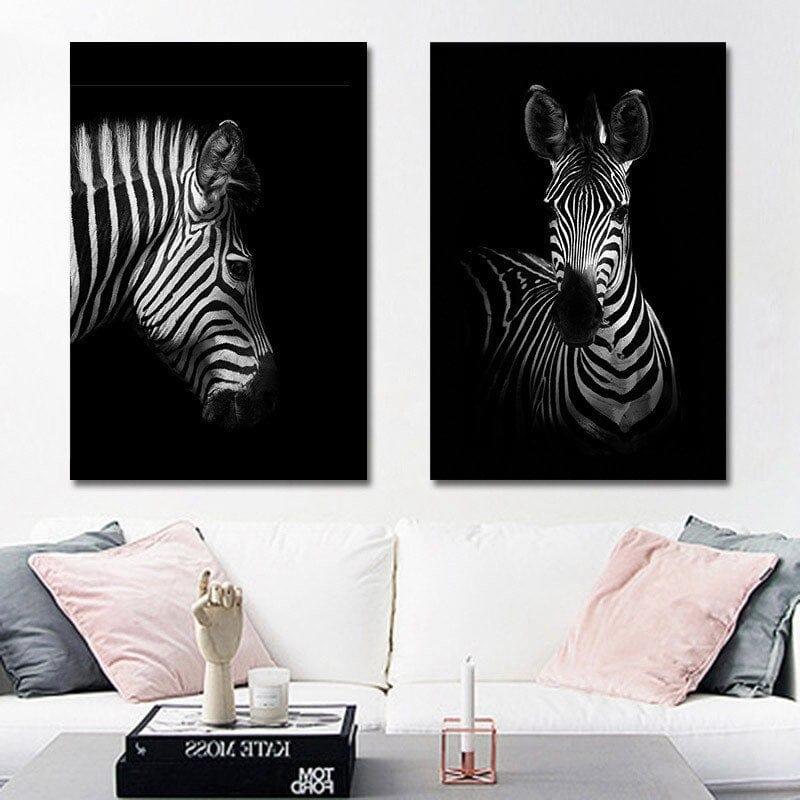 Shop 0 Animal Realist Black White Print Nordic Canvas Painting Poster Home Decor Wall Print Giraffe Elephant Zebra Living Room Bedroom Mademoiselle Home Decor