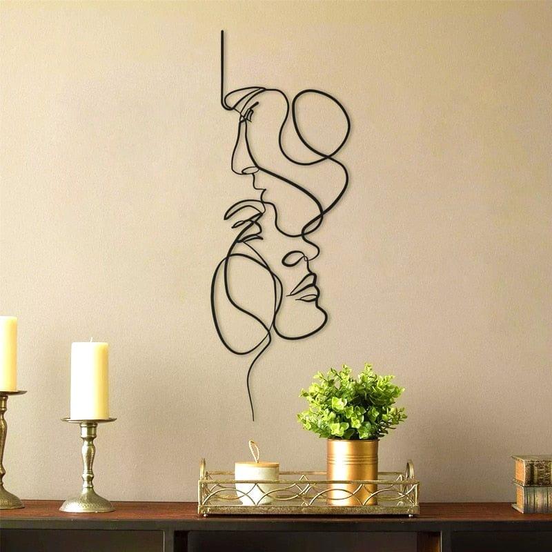 Shop 0 Nordic Style Metal True Love Wall Art Decoration Modern Room Decor Home Office Living Room Bedroom Couple Wall Accessories Gift Mademoiselle Home Decor