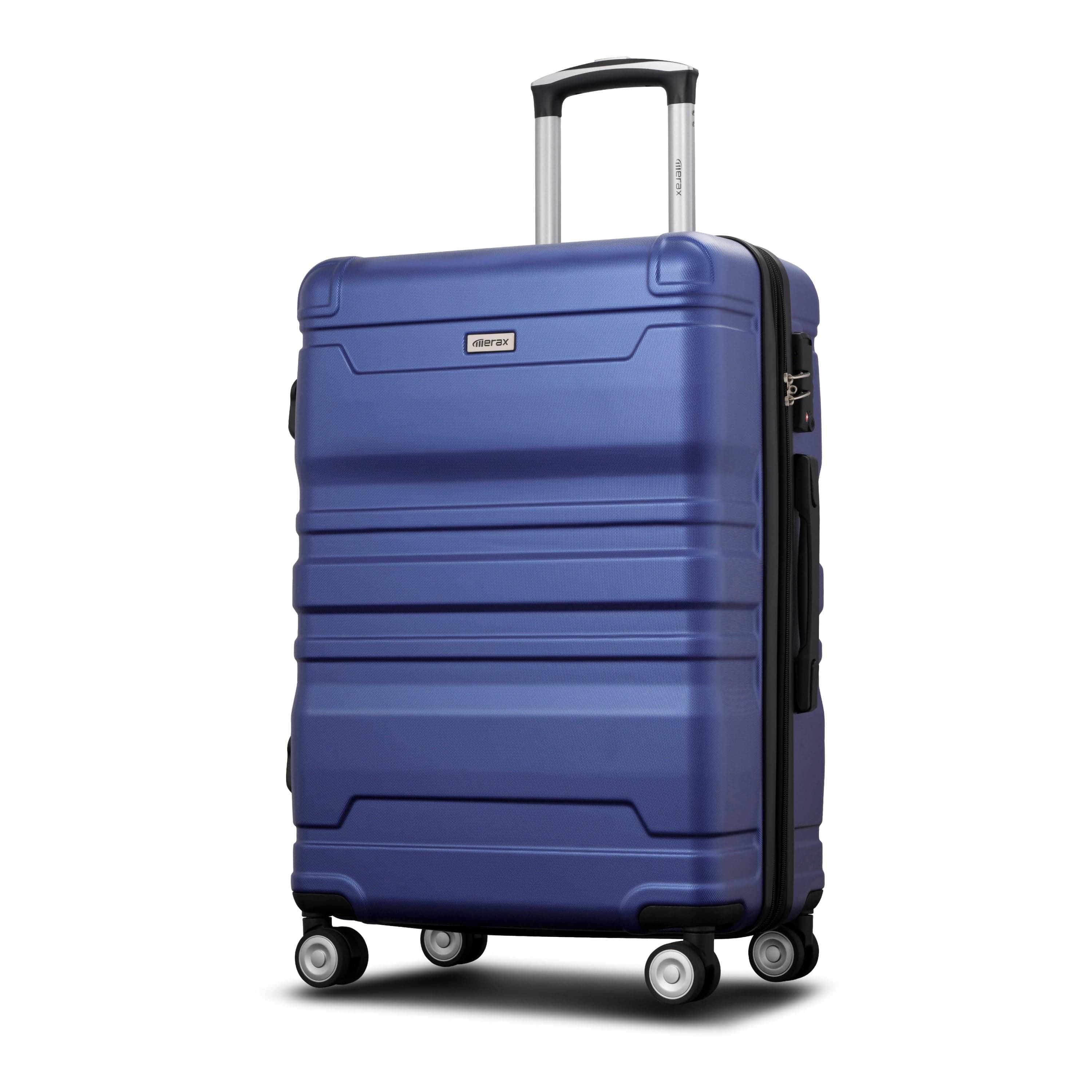 Shop Marcia Azure Expandable Luggage Set Mademoiselle Home Decor