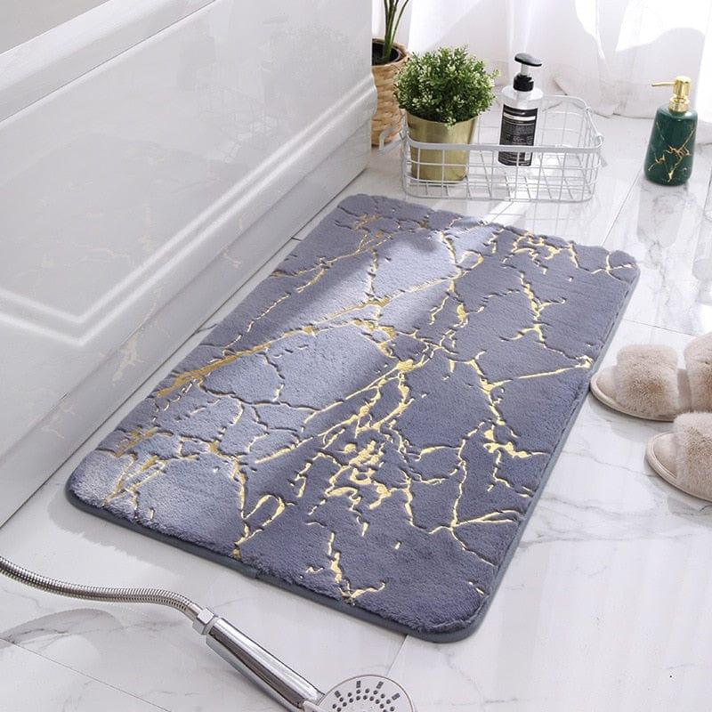 Shop 0 Grey / Small Marcia Bath Mat Mademoiselle Home Decor