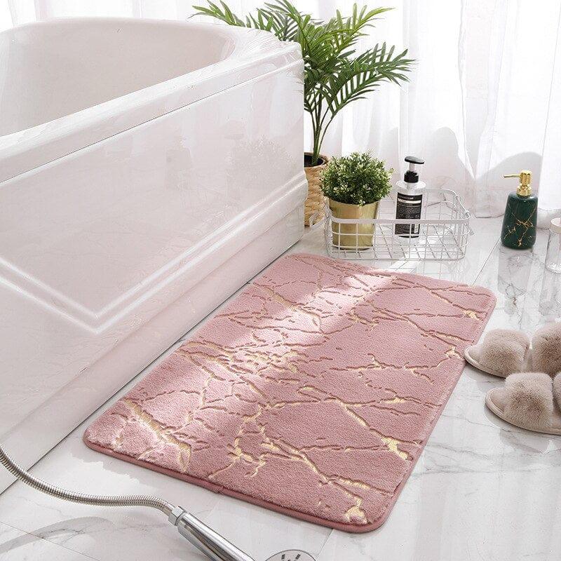 Shop 0 Pink / Small Marcia Bath Mat Mademoiselle Home Decor