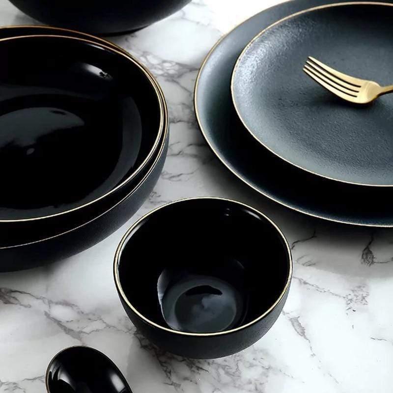 Shop Dining Marina Black Dining Set Mademoiselle Home Decor
