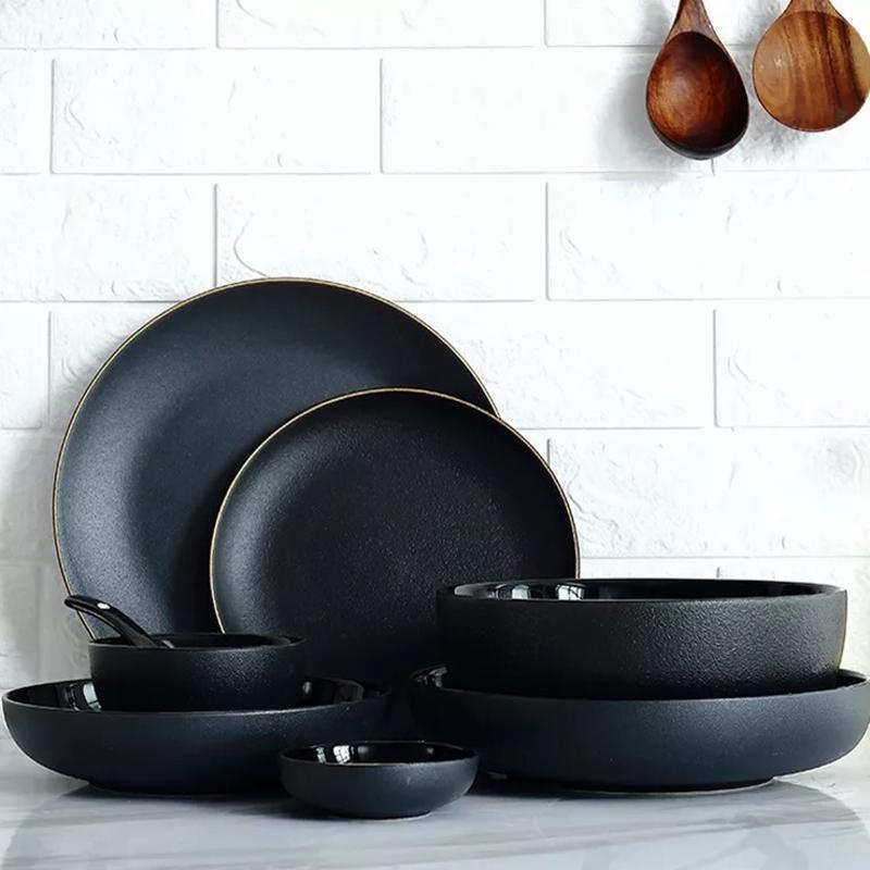 Shop Dining Marina Black Dining Set Mademoiselle Home Decor