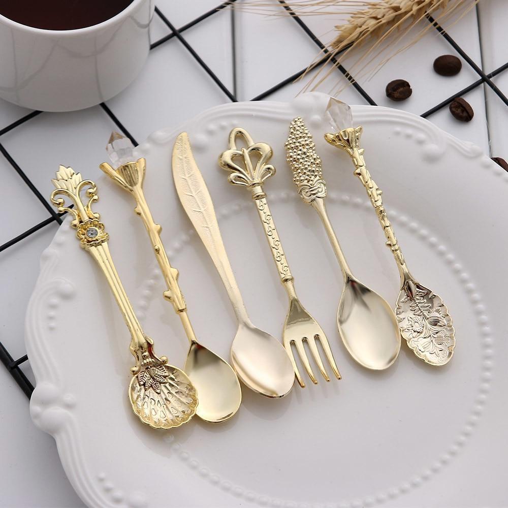 Shop 127808008 Gold 6pcs Marnie Cutlery Set Mademoiselle Home Decor