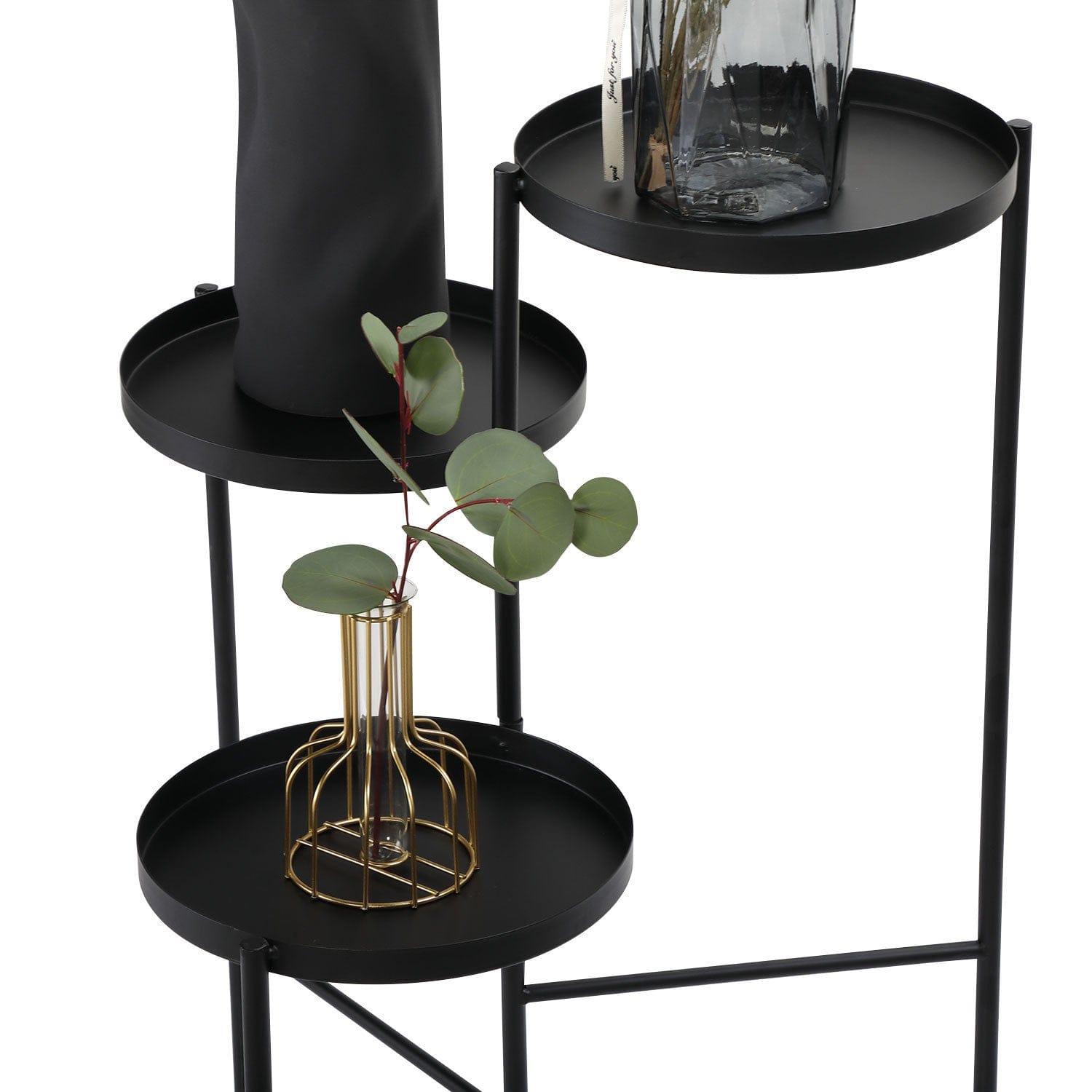 Shop Marquee 3 Tier Foldable Metal Plant Stand Mademoiselle Home Decor