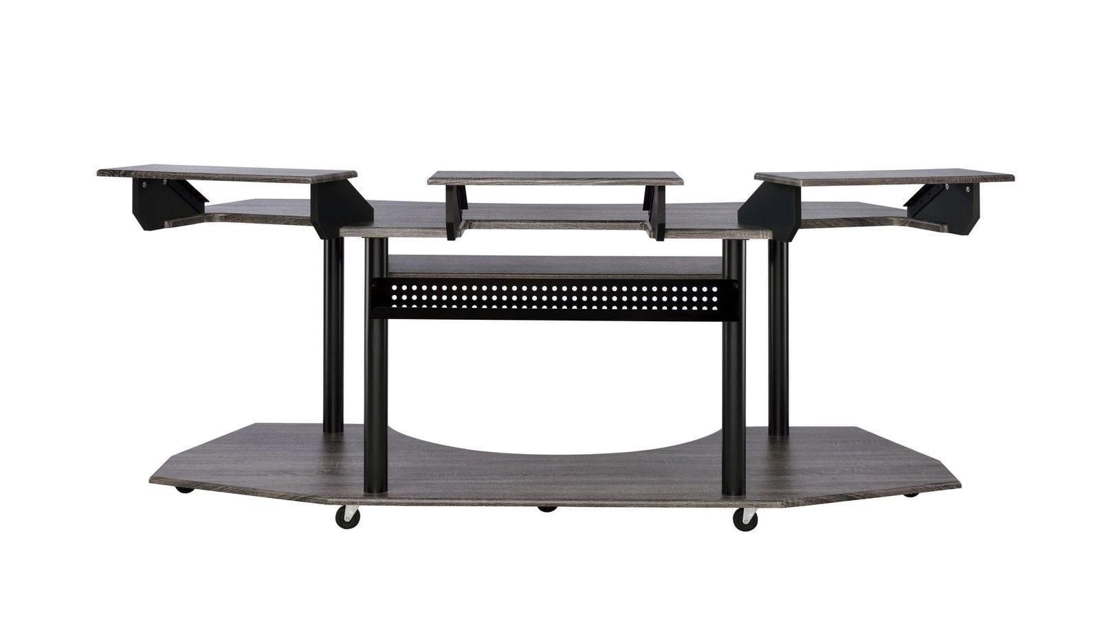 Shop ACME Eleazar Computer Desk, Black Oak 92895 Mademoiselle Home Decor