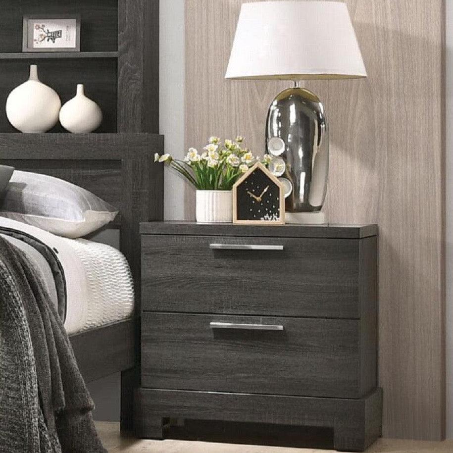 Shop ACME Lantha Nightstand in Gray Oak 22033 Mademoiselle Home Decor