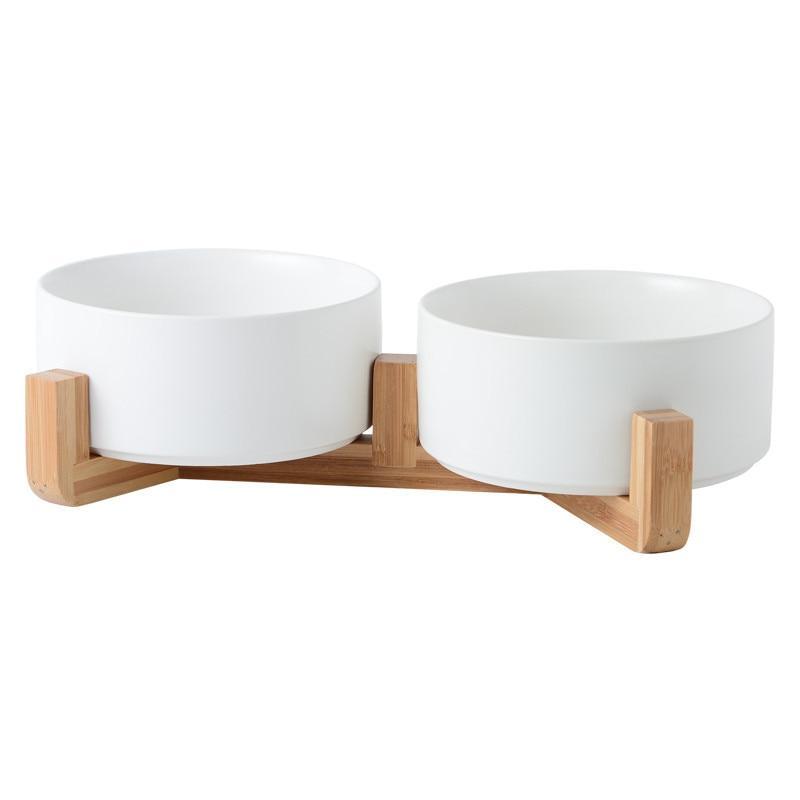 Shop 200003694 Double with stand / S 12.8cm Melo Pet Bowl Mademoiselle Home Decor