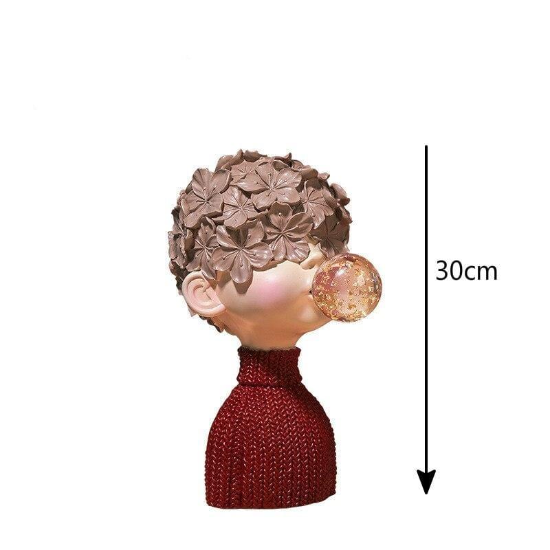 Shop 200042147 Boy in Red Mickey Sculpture Mademoiselle Home Decor