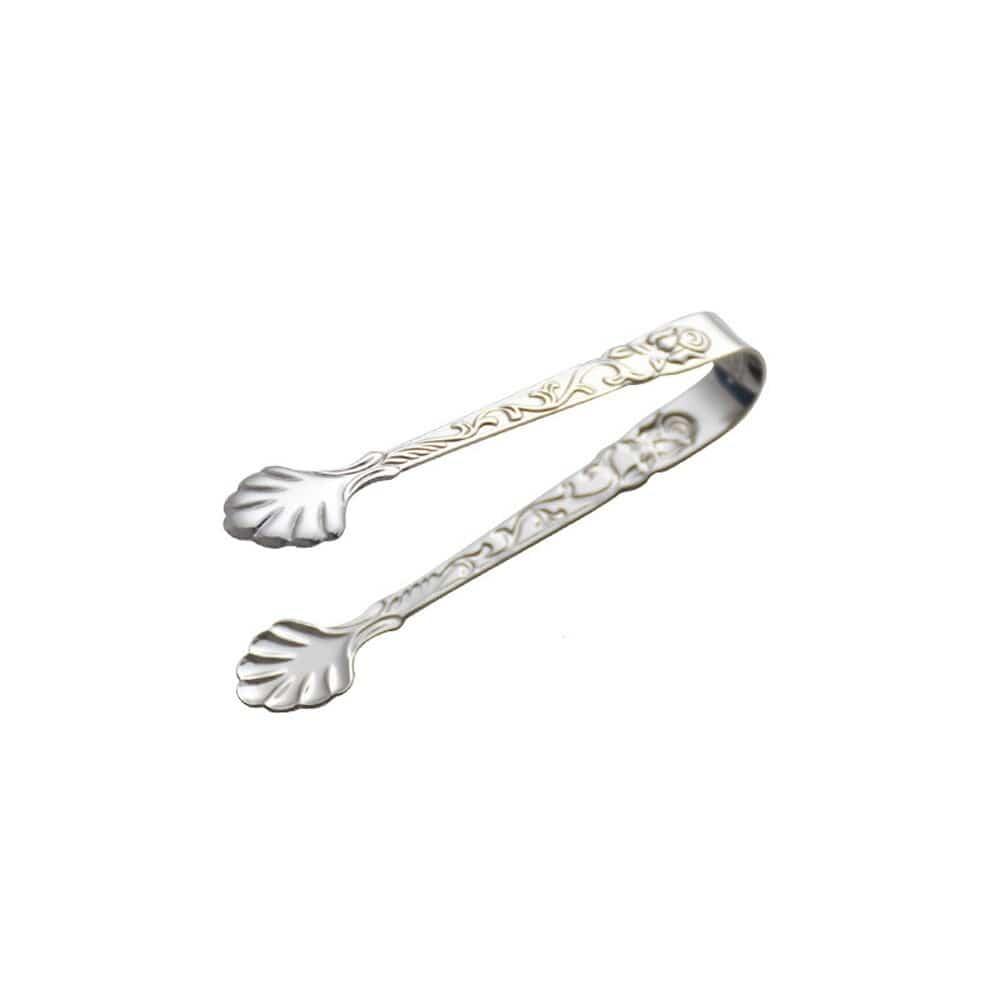 Shop 0 silver 1PC Stainless Steel Ice Cube Clips Sugar Tongs Foods BBQ Clips Ice Clamp Tool Bar Kitchen Serving Tong Kitchen Accessories Mademoiselle Home Decor