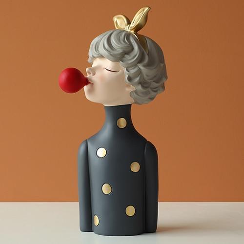 Shop 200044142 Big Gray Millie Sculpture Mademoiselle Home Decor