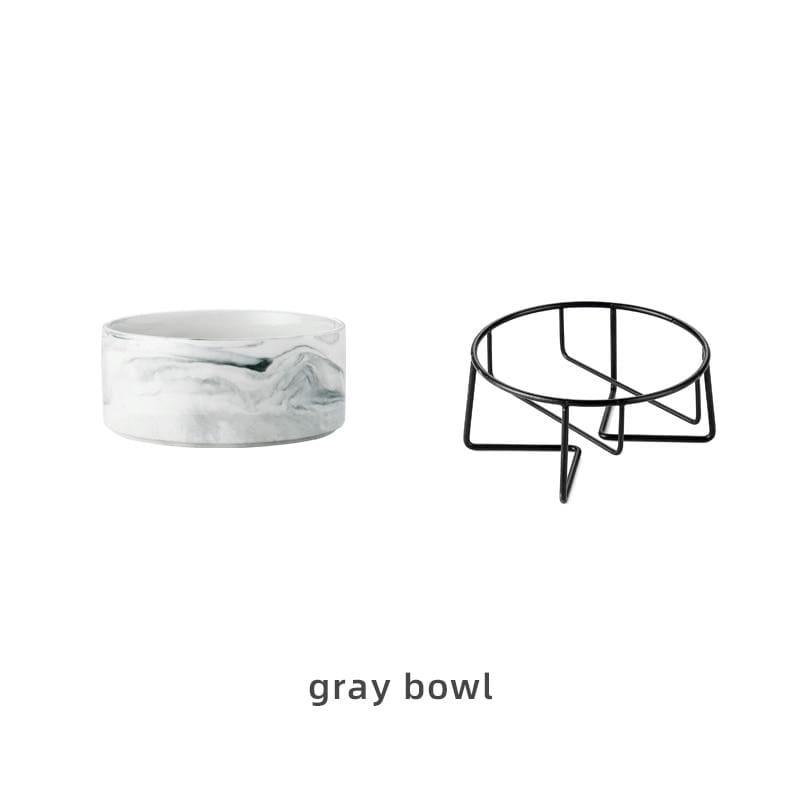 Shop 200003781 Gray with stand / 400ML Minzo Pet Bowl Mademoiselle Home Decor