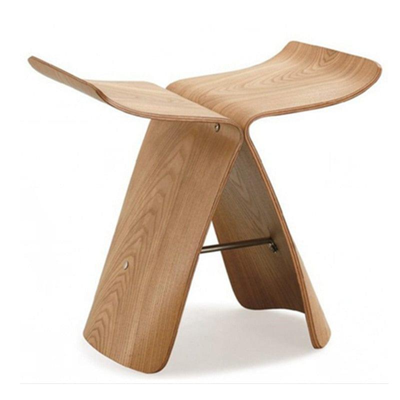 Shop 0 Wuli Stool Ins Danish Butterfly Chair Stool Wild Living Room Stool Shoe Replacement Stool Creative Leisure Small Bench Mademoiselle Home Decor