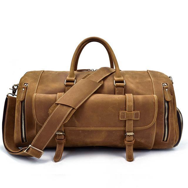 Shop Brown Montana Duffel Bag Mademoiselle Home Decor