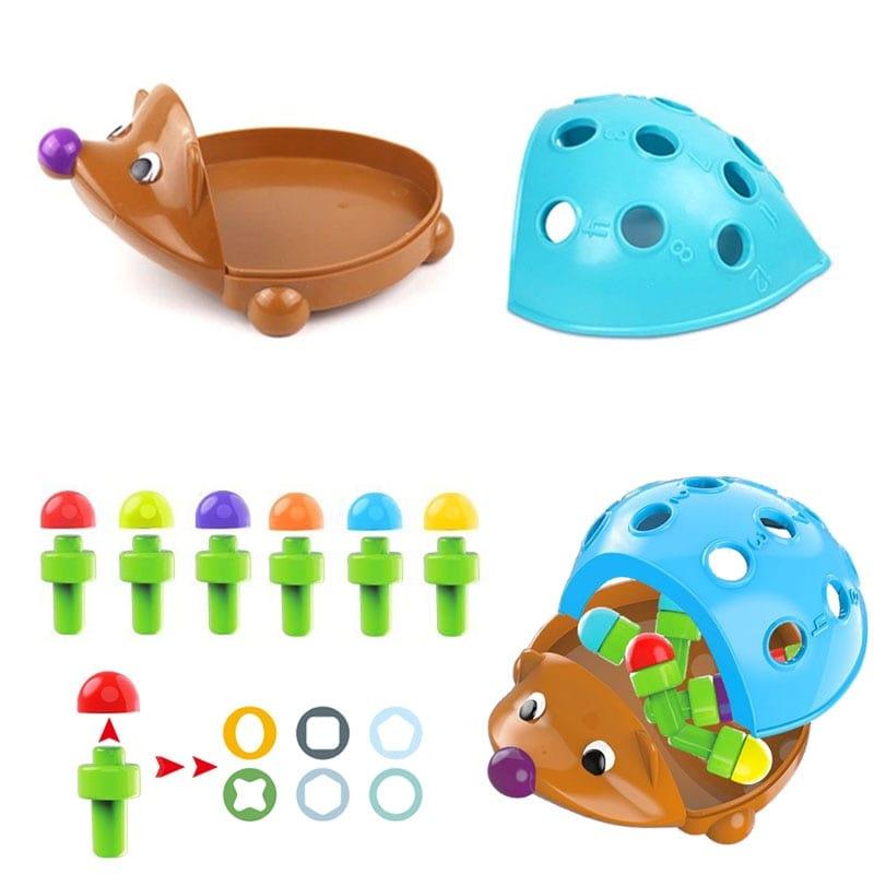 Shop 0 Hedgehog Montessori Toys Baby Concentration Training Early Education Toys Fine Motor and Sensory Toys Spelling Little Hedgehog Mademoiselle Home Decor