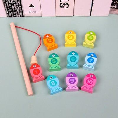 Shop 0 numbers Montessori Magnetic Fishing Toy Mademoiselle Home Decor