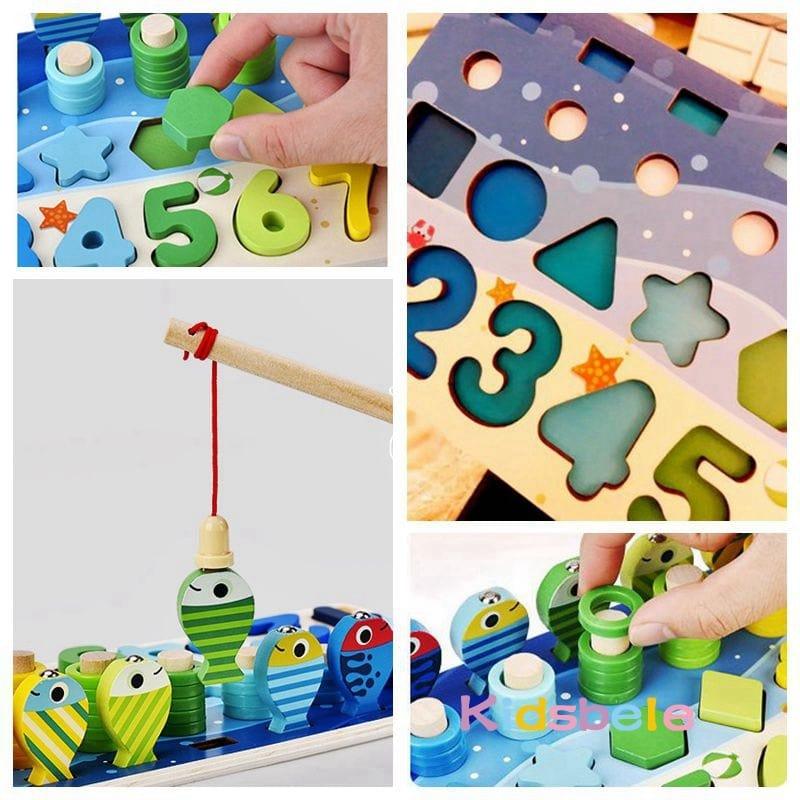 Shop 0 Montessori Wooden Numbers Toy Mademoiselle Home Decor