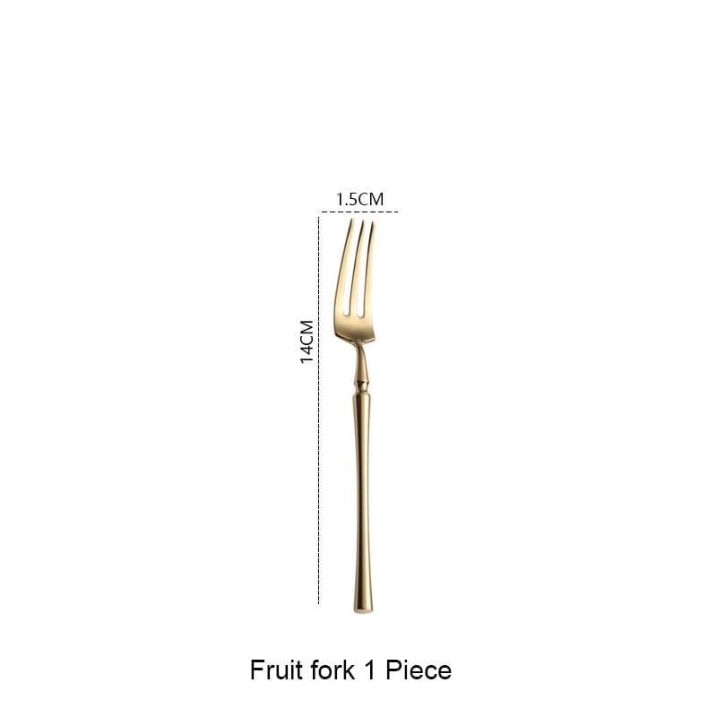 Shop 100003310 Fruit fork Motoko Cutlery Set Mademoiselle Home Decor