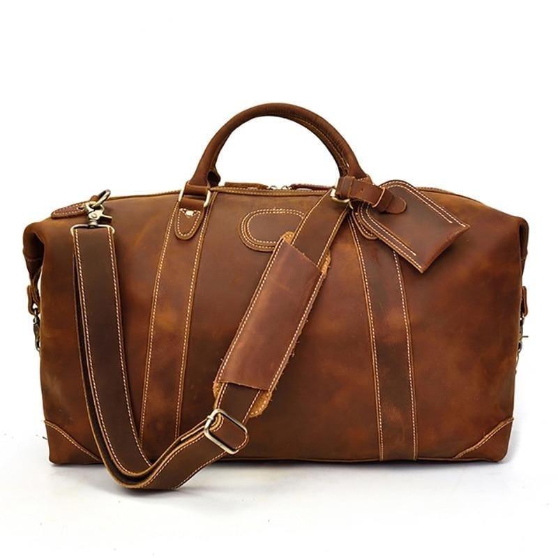 Shop Brown Namibia Duffel Bag Mademoiselle Home Decor