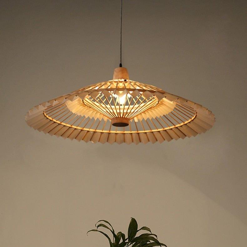 Shop 0 Hand-Woven Vertigo Bamboo Lamp Vintage Living Room Asian Style Hanging Pendant Lights for Home Decor Coffee Shop Fixtures Mademoiselle Home Decor